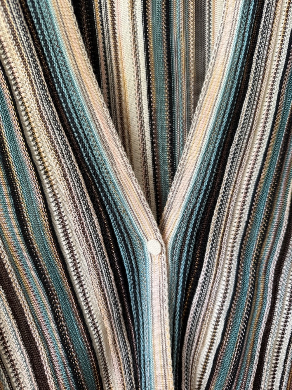 Missoni knit cardigan wool / viscose beautiful colors! Made in Italy 46 - Picture 7 of 11